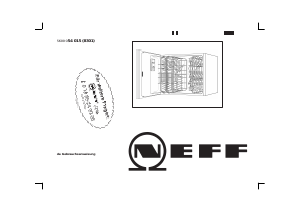 Bedienungsanleitung Neff S6409N3 Geschirrspüler