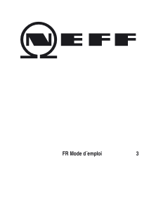 Használati útmutató Neff T1303N0 Főzőlap
