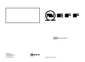 Manual de uso Neff T26F66N0 Placa