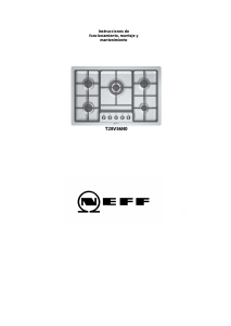 Manual de uso Neff T28V56N0 Placa