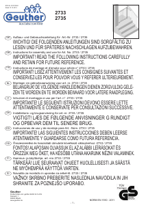 Manuale Geuther 2735 Cancelletto bambini