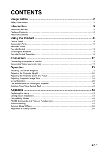 Bedienungsanleitung Optoma FW5200 Projektor