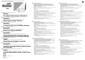 Használati útmutató Geuther 2761 Babarács