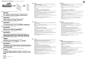 Mode d’emploi Geuther 2764 Barrière de sécurité bébé