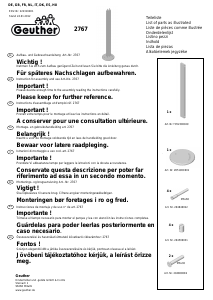 Manuale Geuther 2767 Cancelletto bambini