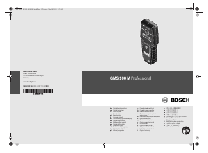 Handleiding Bosch GMS 100 M Professional Muurscanner