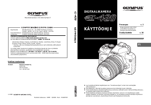 Käyttöohje Olympus E-420 Digitaalikamera