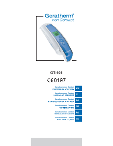 Manual Geratherm GT-101 Termometru