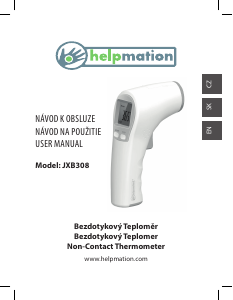 Návod Helpmation JXB308 Teplomer