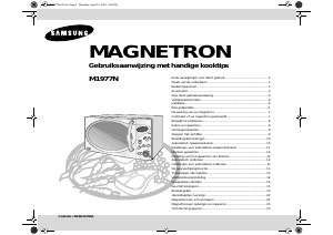 Mode d’emploi Samsung M1977N Micro-onde