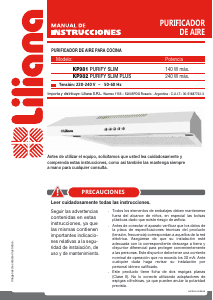 Manual de uso Liliana KP981 Campana extractora
