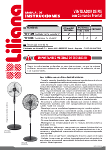 Manual de uso Liliana VPC18M Ventilador