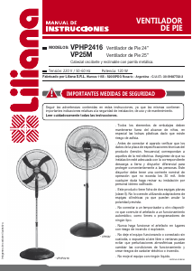 Manual de uso Liliana VPHP2416 Ventilador