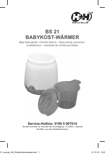 Mode d’emploi Hartig and Helling BS 21 Chauffe-biberon