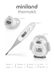Mode d’emploi Miniland Thermokit Thermomètre