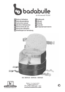 Manual Badabulle B009405 Backpack