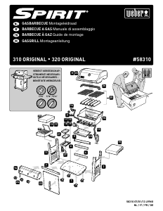 Bruksanvisning Weber Spirit Original 320 Utegrill