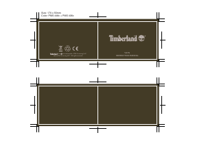 Manual de uso Timberland TBL.15909 Boxbourough Reloj de pulsera