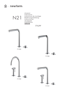 Manuale Newform 71720 N21 Rubinetto