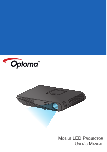 Bedienungsanleitung Optoma ML800 Projektor