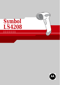 说明书 摩托羅拉 LS4208 Symbol 条形码扫描器