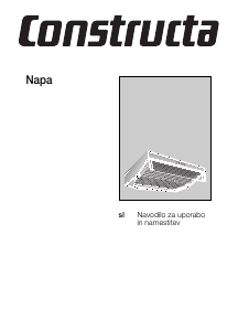 Priročnik Constructa CD10390 Kuhinjska napa