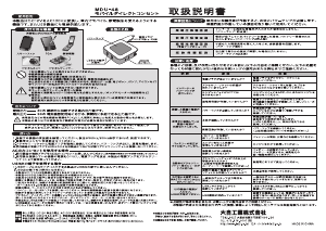 説明書 メルテック MDU-48 車の充電器