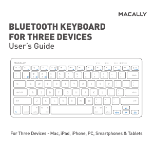 Manual Macally BTMINIKEY Keyboard