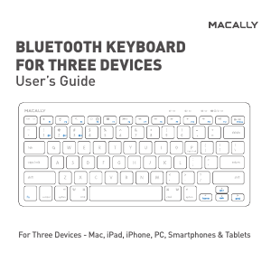 Handleiding Macally BTMINIKEY Toetsenbord