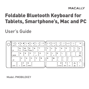 Manual Macally PMOBILEKEY Keyboard