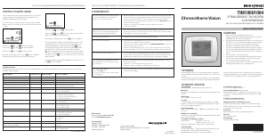 Handleiding Honeywell TH8100U1004 Chronotherm Vision Thermostaat