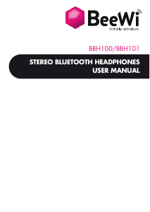 Manual BeeWi BBH100 Headphone