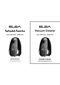 Manual Elba Turbo 2400 S Vacuum Cleaner