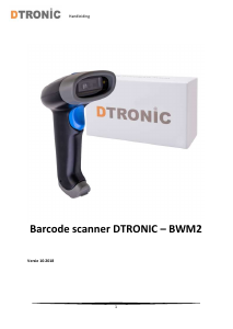 Handleiding DTRONIC BWM2 Barcode scanner