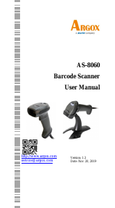 Handleiding Argox AS-8060 Barcode scanner