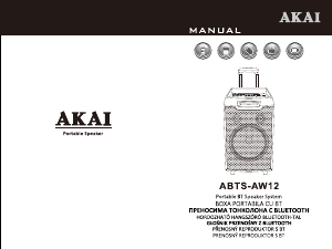 Instrukcja Akai ABTS-AW12 Głośnik
