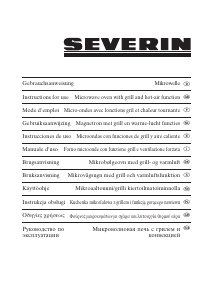 Brugsanvisning Severin MW 7817 Mikroovn