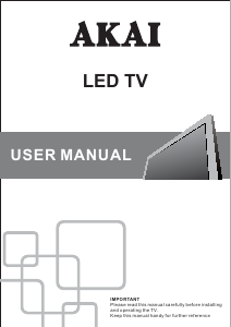 Handleiding Akai LT-1910AD LED televisie
