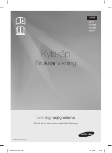 Bruksanvisning Samsung RS7768FHCSR Kyl-frys