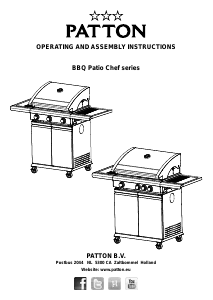 Bedienungsanleitung Patton Patio Chef 2+ Barbecue