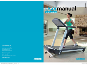 Manual Reebok T4.5 Treadmill