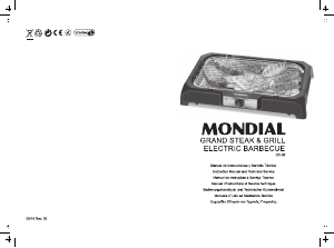 Handleiding Mondial CH-05 Barbecue
