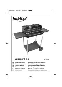 Manual de uso Habitex Supergrill 60 Barbacoa