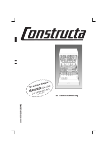 Bedienungsanleitung Constructa CG431V9 Geschirrspüler