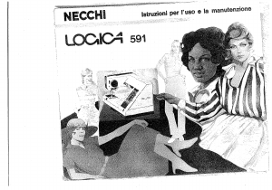 Manuale Necchi 591 Logica Macchina per cucire