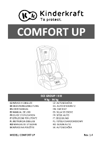 Manual de uso Kinderkraft Comfort Up Asiento para bebé