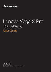 Manual Lenovo Yoga 2 Pro Tablet
