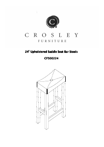 Manual Crosley CF500224 Bar Stool