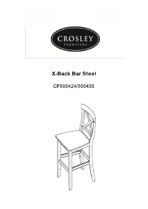 Manual Crosley CF500430 Bar Stool