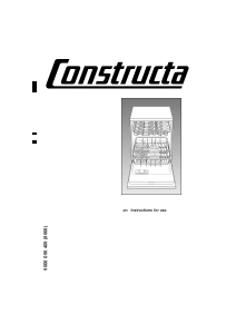 Handleiding Constructa CG463J8 Vaatwasser